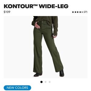KUHL Wide-Leg Women's Pants - Green